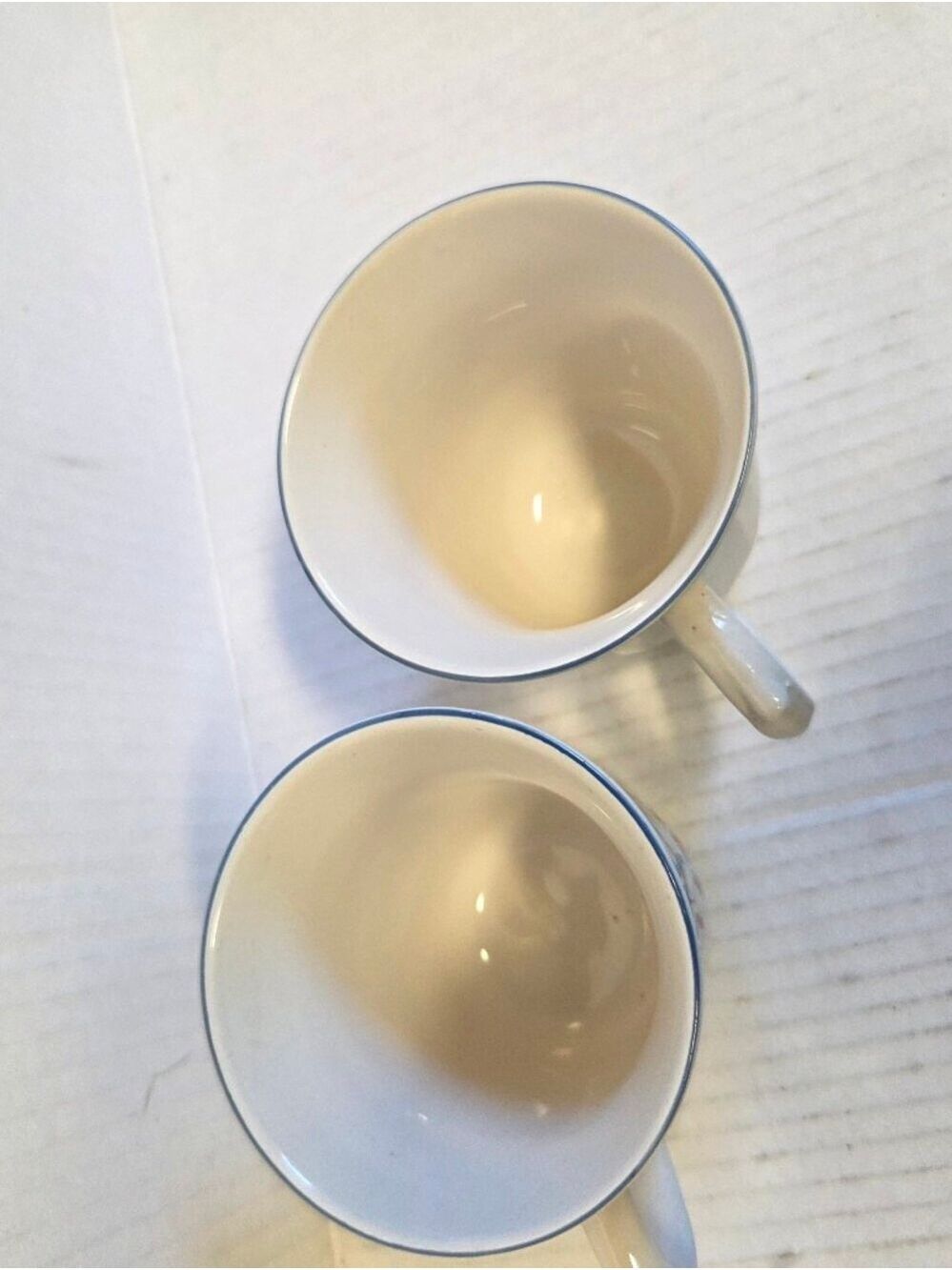 BrickOven 80s Stoneware Set of 2 Ceramic Geese Mugs/Cups - Picture 5 of 8